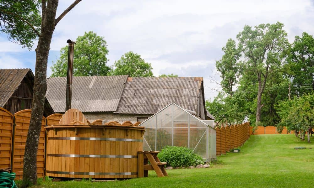 Backyard fence and shared yard space showing how a boundary survey can reveal hidden property line issues